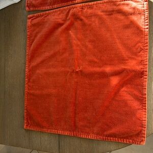 Pottery Barn velvet pillow covers